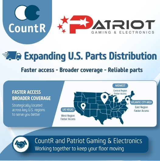 Preview image for article:  CountR Appoints Patriot Gaming & Electronics as U.S. Parts Distributor
